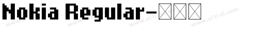 Nokia Regular字体转换 Nokia Regular字体转换